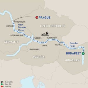 The Danube, Prague to Budapest