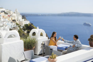 Santorini Couple